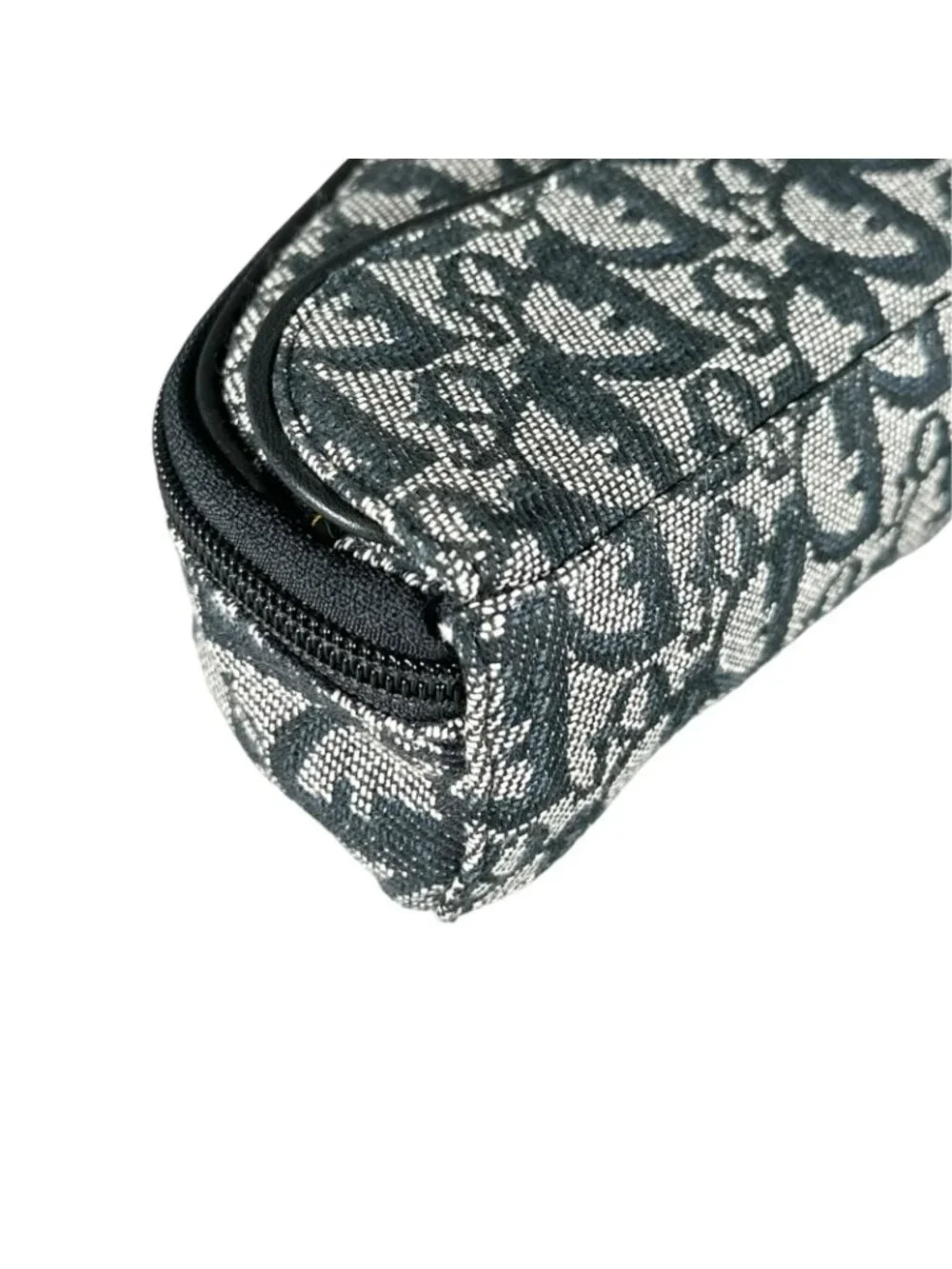 Dior Trotter Saddle Pouch Canvas Navy